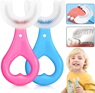 Colorful Baby U Shape Toothbrush